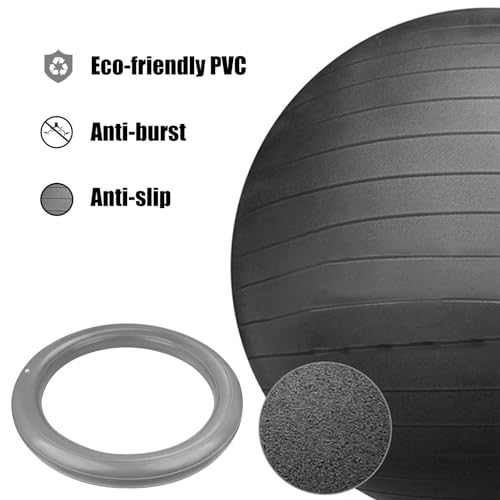 ROYUMI Exercise Ball Chair for Yoga/Fitness, Stability Ball Chair for Office Adults Desk, Pregnancy Ball Chair with Pump, Improve Balance (Size : 65 cm (25 5/8"))