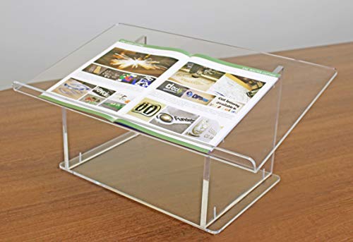 Clear Acrylic Tabletop Podium/Lectern (23-1/2"W x 10-1/2"H x 14-1/4"D)