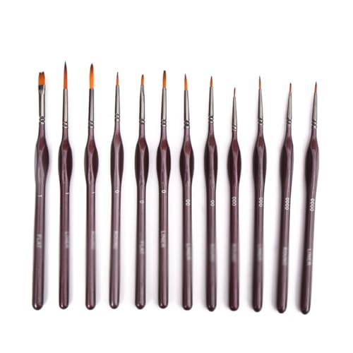 HBJWOV Triangle Pole - Line Drawing Brush Set Oil Painting Edge BrushWatercolor