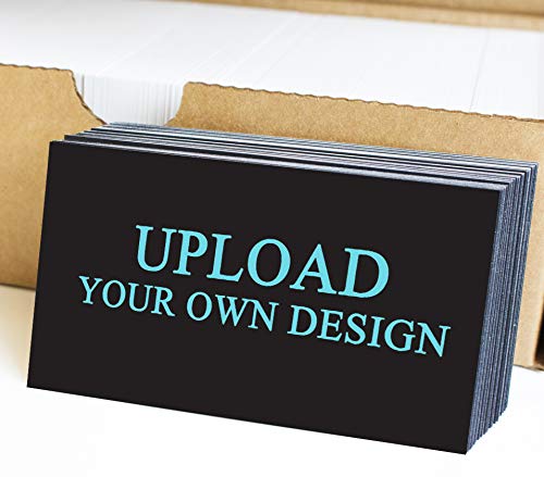 Upload Your Own Design - Custom Business Cards - Matte Finishing. (250pcs to 2,500pcs), 16pt cover (350gsm-Thick paper), MADE IN U.S.A.