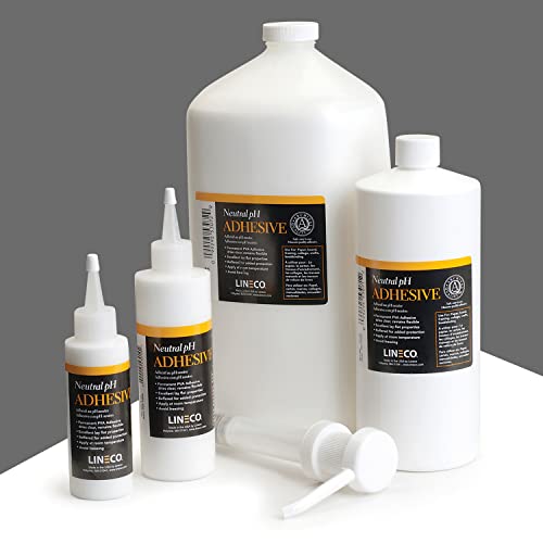 Lineco Neutral pH Adhesive, All-Purpose Glue, 1 Quart, White, 1 Pack