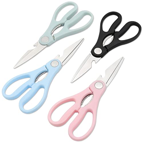 Scissors Household Steel Kitchen Scissors Tailor Scissors Sewing Tools Cut and Shred Function Office Scissors (Color : Green) (Green)