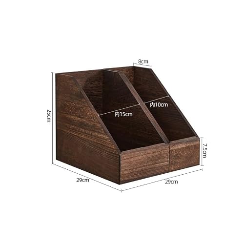 GMWXJKKL Desk File Organizer Magazine Rack - Set of 2 Holders Perfect for Storing Folders, Documents