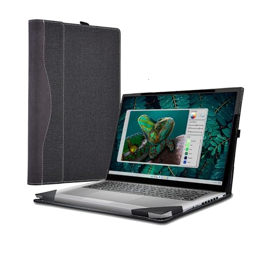 Laptop Case for Dell Inspiron 14 Plus 7440 (2024) | 14 2-in-1 |14 5440 Laptop Detachable Protective Cover Shell (Gray)
