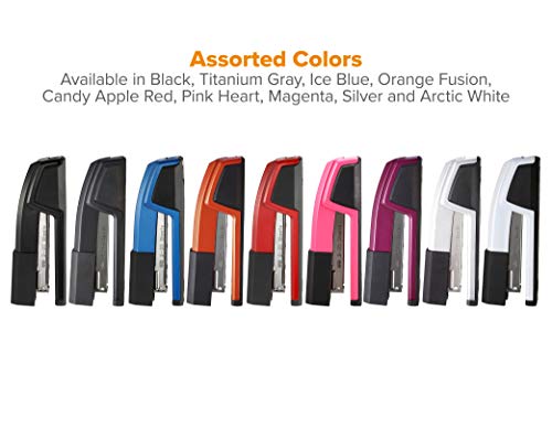 Bostitch Office Epic Metal Desk Stapler, 25 Sheet, Staple Remover, Purple