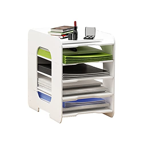 AFPSDLFJDLS 5 Layers Multifunction Document Trays File Papepr Letter Holder Stationery Storage Waterproof Desk Organizer Office Accessories