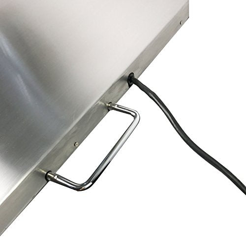 Angel USA Extra Large Platform 22 inches x 18 inches Stainless Steel 400lb Heavy Duty Digital Postal Shipping Scale, Powered by Batteries or AC Adapter, Great for Floor Bench Office Weight Weighing