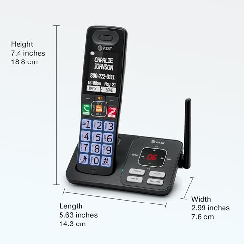 AT&T 3 Handsets Cordless Phone with Answering System — BL108-3