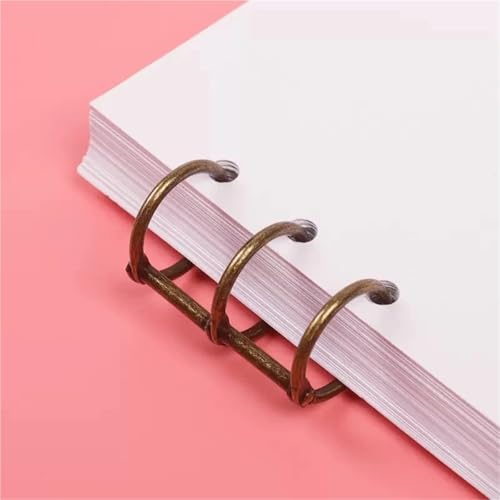 20pcs 3-Ring Binder Clips for DIY Photo Album, Card Menu & Scrapbooking