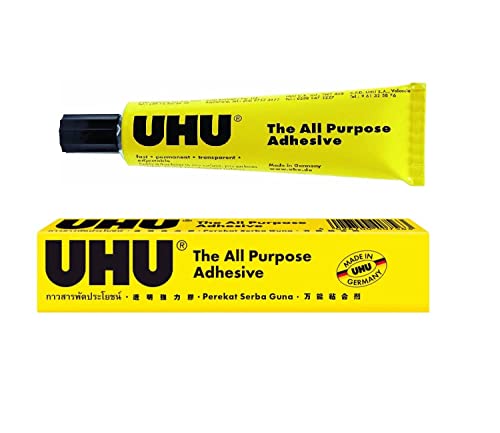 UHU Multi Purpose Transparent Adhesive Solvent Free 20 ML Pack of 20, 37995- NO: 12