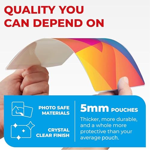 Simply Cool 5 Mil Thermal Laminating Sheets Pouches 500ct 9 x 11.5 Inch