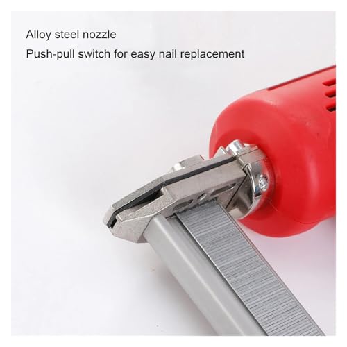 Professional Heavy Duty Stapler 2600W Electric Nailer Stapler Furniture Staple Gun for Wood Frame Woodworking Construction Electric Tools F30(F30)