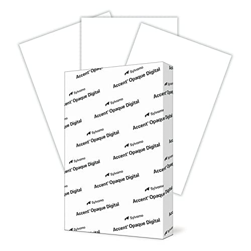 Accent Opaque White Printer Paper, 11” x 17” 40lb Bond/100lb Text Copy Paper – 250 Sheets (1 Ream) – Premium Smooth Finish Computer Paper, 97 Bright, 148gsm – Multipurpose White Copy Paper – 188081R