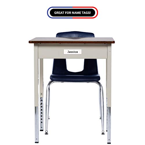 Dry Erase Magnetic Strips - Roll of Writable Whiteboard Magnets - Writable Flexible Magnet - Name Plates - Magnetic Labels- Dry Erase Name Tags -Dry Erase Magnetic Strips - (Half Inch x 200 Feet)