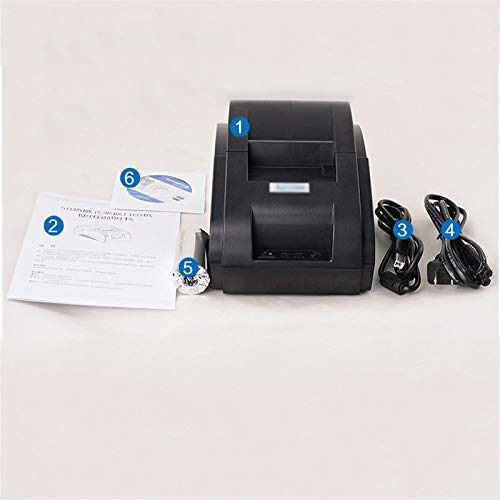UIOLCFG 58mm Thermal Printer Take-Out Pos Printers Cashier Small Ticket Machine Catering for Super Market