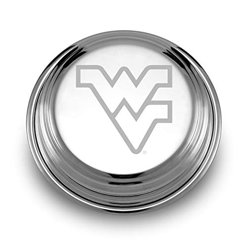 M. LA HART West Virginia University Pewter Paperweight