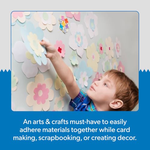 FindTape TeachersTape Double-Sided Mounting Tape – 3/4 in. x 3/4 in. Double Sided Tape with Foam Padding, Wall Mount Adhesive for Classroom Decor, Arts and Crafts, and More (2000 Pads, 1 Roll)