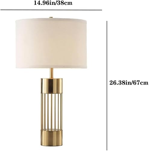 ROPCVAX Nordic Fashion Modern Creative Fabric Desk Lamp for Living Room, Study & Office
