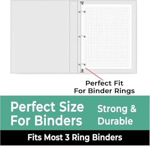Rosmonde 576 Pack Loose Leaf Paper Bulk, 86400 Sheets, Graph Paper Bulk