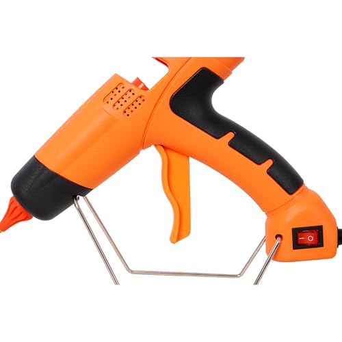KEIKI 150W Hot Glue Gun with 4 Replacement Nozzles & 24 Glue Sticks, Heavy Duty Thermo Glue Gun for DIY Crafts, Home Repair, Wood, Metal