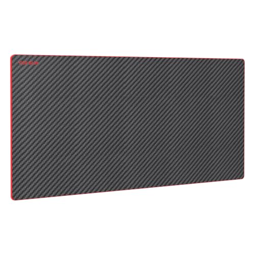 Real Carbon Fiber Desk Pad, Mouse Pad for Gaming&Work, 900x400mm Large Size