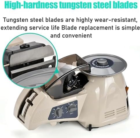 LKXNEW Automatic Tape Dispenser Machine, Precision Length Control for Efficient Adhesive Cutting, for Crafts, Packaging, and Office Use