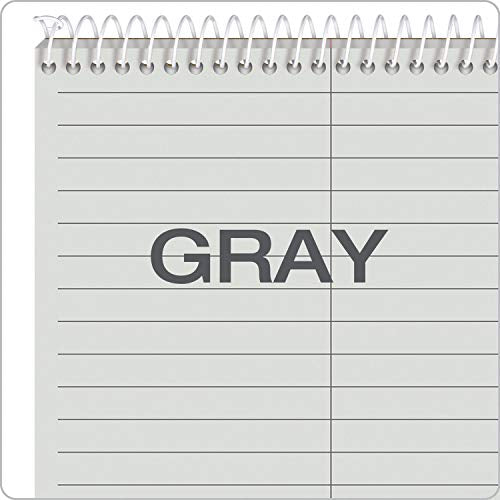 Tops 80274 Prism Steno Books, Gregg, 6 x 9, Gray, 80 Sheets, 4 Pads/Pack