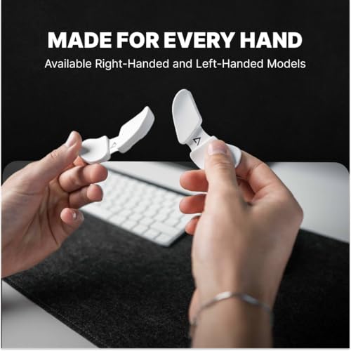 DELTAHUB Carpio 2.0 - Right-Handed Truly Ergonomic Wrist Rest for Mouse, Carpal Tunnel Support, Pain Relief, Anti-Fatigue, Easy Glide, Sleek, Office Computer, Laptop, Gaming - Small, Black