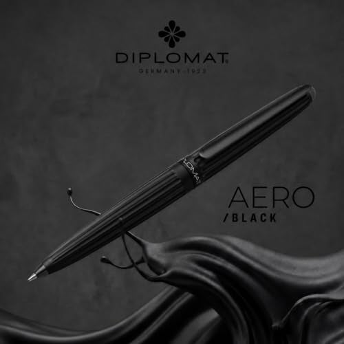 Diplomat Aero Black easyFLOW Ballpoint Pen
