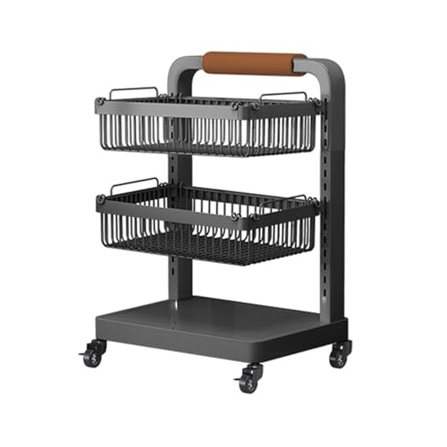 LIBANGRONG-888 Mobile Filing Cabinet with Wheels File Storage Shelf, Movable Book Storage Shelf, Floor Type Cart Storage File Cabinet