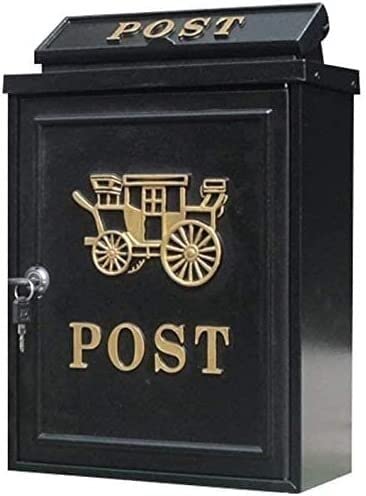 FSunKoFu Suggestion Box Collection Box Ballot Box Outdoor Waterproof Letter Box Letterboxes with Lock and Key Mailbox Post Box Parcel Box Drop Box