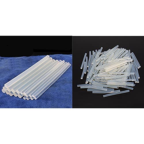 ZTBH Hot Melt Glue Sticks 140 Pcs 7 X 100mm Clear Hot Melt Glue Sticks, for Hot-Glue Gun Glue Craft, 20 Pcs A & 120 Pcs B Melt Glue Stick