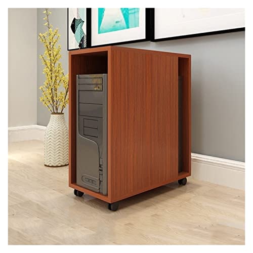 ZCSO Desktop Pc Tower CPU Rolling Stand, Computer Tower Cart, Mobile PC Holder, Computer Host Stand with Wheels Under Home Office Desk PC Stand Base(B)