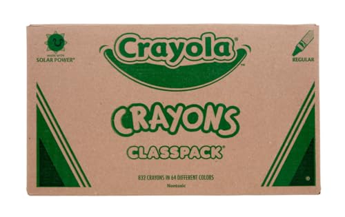 Crayola Crayon Classpack (832 Count), Bulk School Supplies for Classrooms,13 Sets of 64 Crayons, Kids Arts & Crafts Supplies