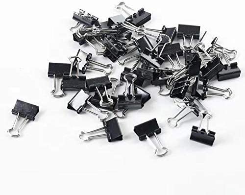 Mini Binder Clips 252 Pack Black Paper Clips