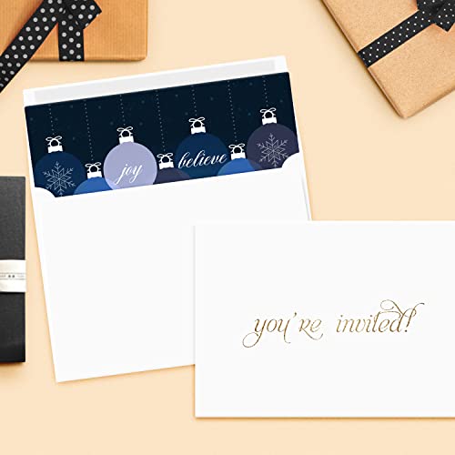 White A7 Envelopes – Perfect for 5 x 7 Greeting Cards, Wedding Invitations, Postcards, Photos | Gummed Square Flap | Bulk Pack of 1000 Envelopes | 5 1/4" x 7 1/4"