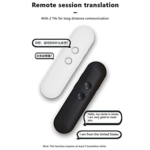 Portable Smart Voice Language Translator T4 Instant Two Way 42 Languages Translation for Business Travel