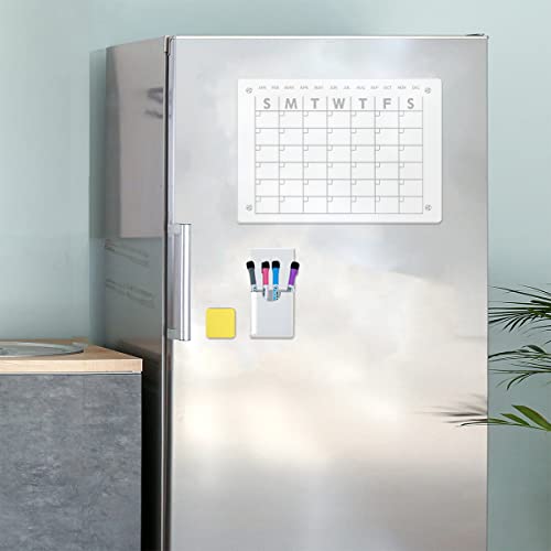 Magnetic Calendar Fridge Planning Whiteboard Dry Erase Calendar