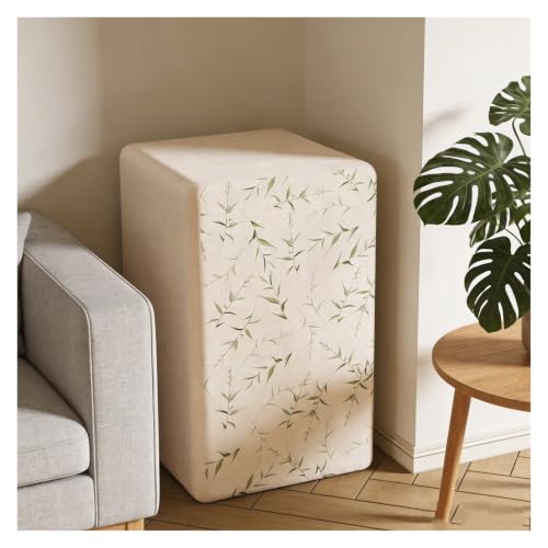 Concealed Safe Dust Cover Disguise, Brushed Fabric Dustproof Storage Covers with Elastic Fit, Decor Anti-Scratch Safe Lock Box Cover Protective for Home/Office(ligjt grey,42x39x70 cm/16.5x15.4x27.6")