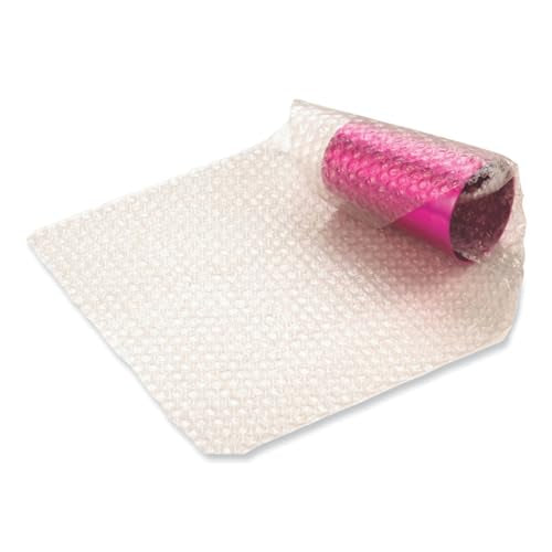 Bubble Packaging, 0.31" Thick, 24" x 75 ft, Perforated Every 24", Clear, 4/Carton