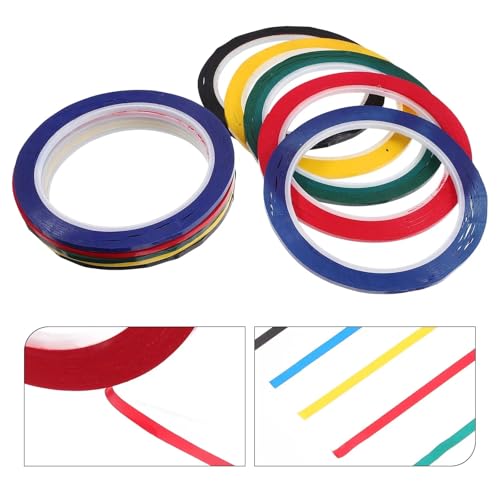 Alianm White Board Tape 30pcs 5S Desktop Positioning Tape 3Mm X 50M Whiteboard Scribe Seamless Warning Segment Color Marking Line Ultra Thin Strong