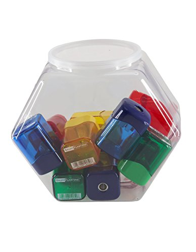 Sharpener w/receptle-Sq-15/tub