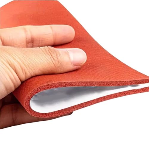 Self-Adhesive Silicone Sponge Foam Pad 1mm-5mm Thick Mat for Laminating Machine, 1pc(500x500x5mm)