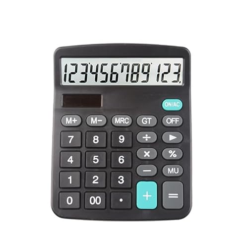 DUYHBAWRS Calculator 12 Digit Calculator Solar Calculator Office Financial Calculator
