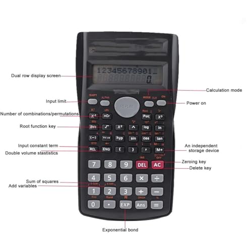 NSUQOA Rows Displays Calculators Used for Teaching Portable Math Student Calculator