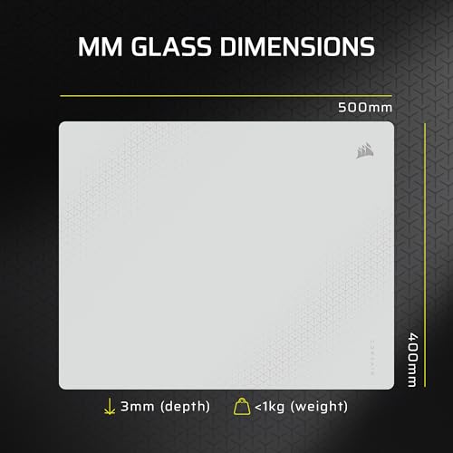 Corsair MM Glass Precision Gaming Mouse Pad – Gray