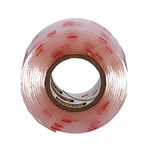 3M Scotch 1" Clear Mounting Tape, 12 Pack