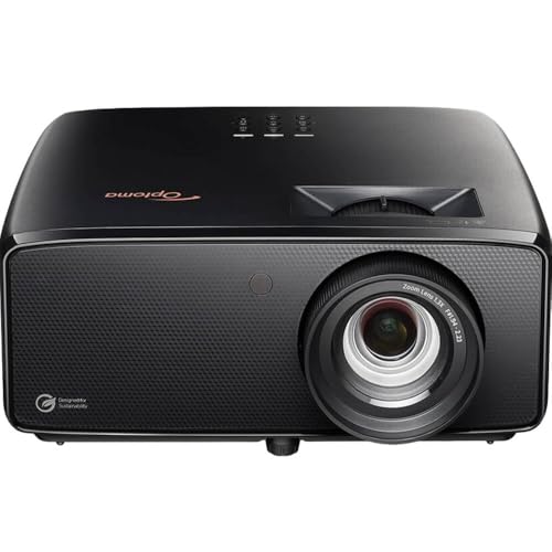 Optoma UHZ36 4K UHD Laser HDR Projector Bundle with HDMI Cable