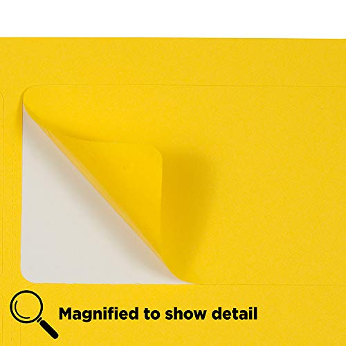 JAM PAPER Shipping Address Labels - Standard Mailing - 2 x 4 - Yellow - 20 Packs of 120