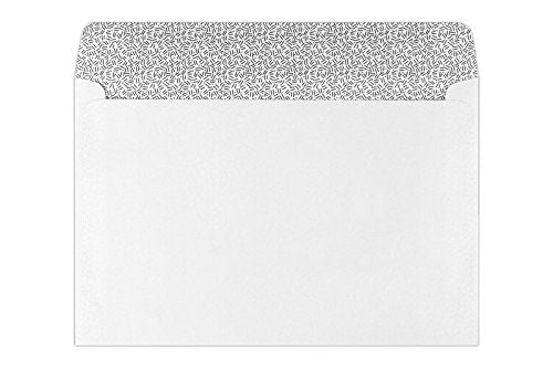 LUXPaper 6 x 9 Booklet Window Envelopes | Security Tint | White | 24lb. Text | 1,000 Qty